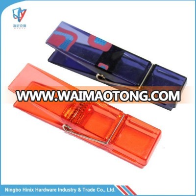 Plastic Colorful Windproof Spring Clothespin